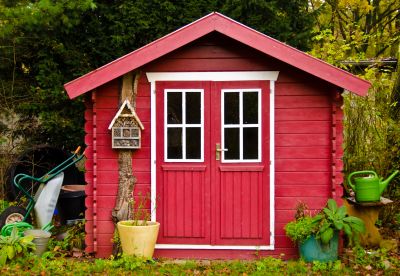 Completed Wooden Shed